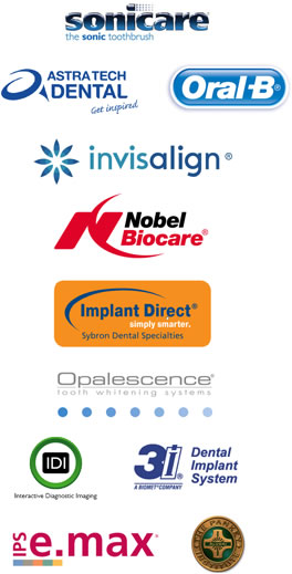 Sonicare, Oral-B, Nobel Biocare, invisalign, Implant Direct, Astra Tech Dental, Opalescence, IDI, 3i Dental Implant System, IPS e.max